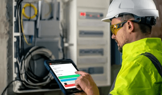 Vista de tareas asignadas a diferentes técnicos